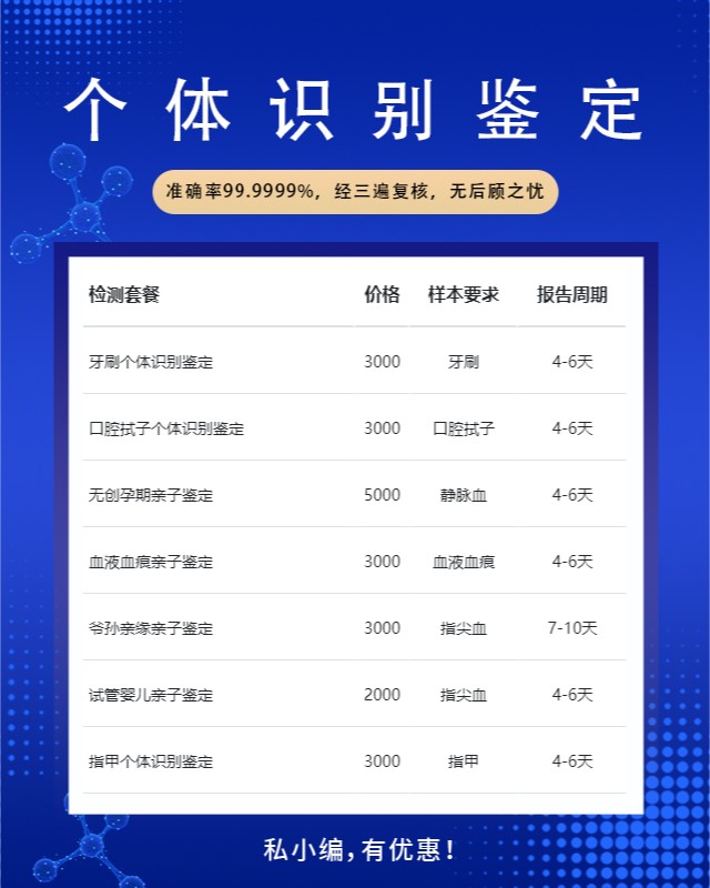 合肥可以做头发个体识别鉴定10家机构地址